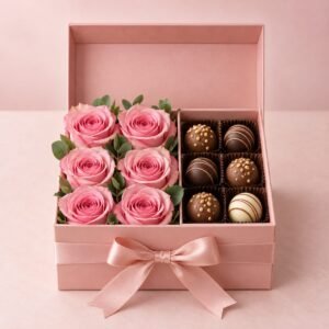 Rose & Chocolate Anniversary Box